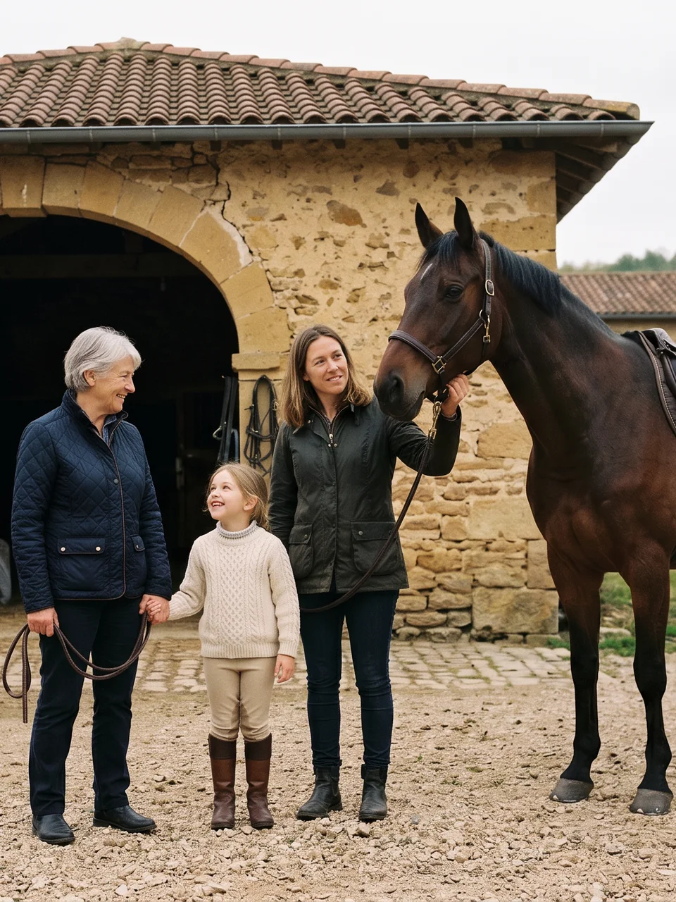 L'équipe, Élevage Équi Croix Carbon, centre équestre à Sulignat